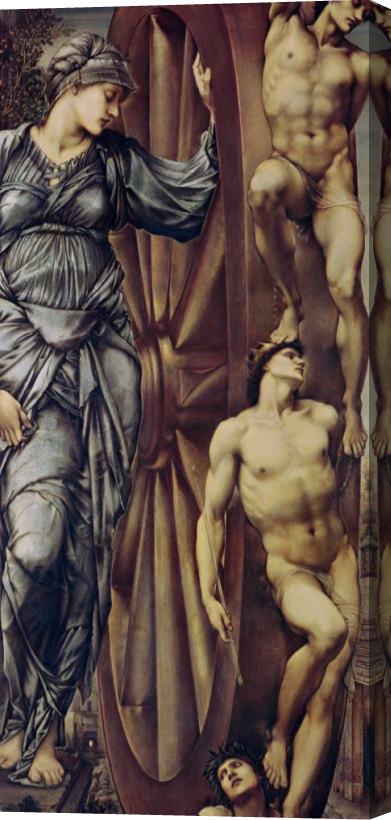 Sir Edward Burne-Jones The Wheel of Fortune Stretched Canvas Print / Canvas Art
