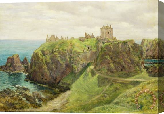 Sir George Reid Dunnottar Castle Stretched Canvas Print / Canvas Art