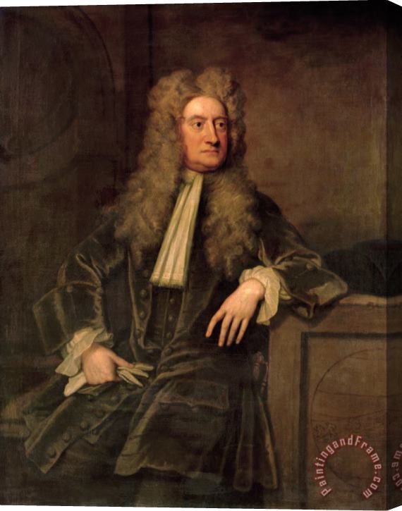 Sir Godfrey Kneller Sir Isaac Newton Stretched Canvas Painting / Canvas Art