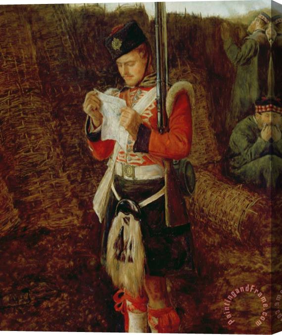 Sir John Everett Millais News from Home Stretched Canvas Print / Canvas Art