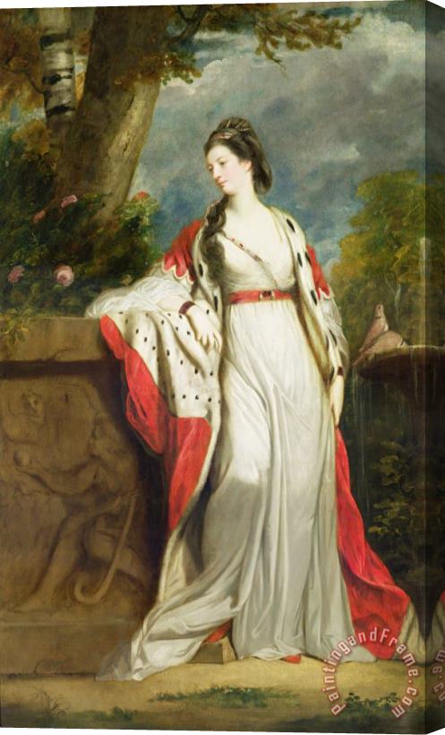 Sir Joshua Reynolds Elizabeth Gunning - Duchess of Hamilton and Duchess of Argyll Stretched Canvas Painting / Canvas Art