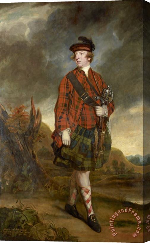 Sir Joshua Reynolds John Murray, 4th Earl of Dunmore Stretched Canvas Print / Canvas Art