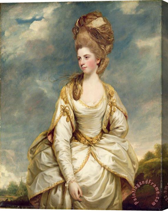 Sir Joshua Reynolds Miss Sarah Campbell Stretched Canvas Painting / Canvas Art