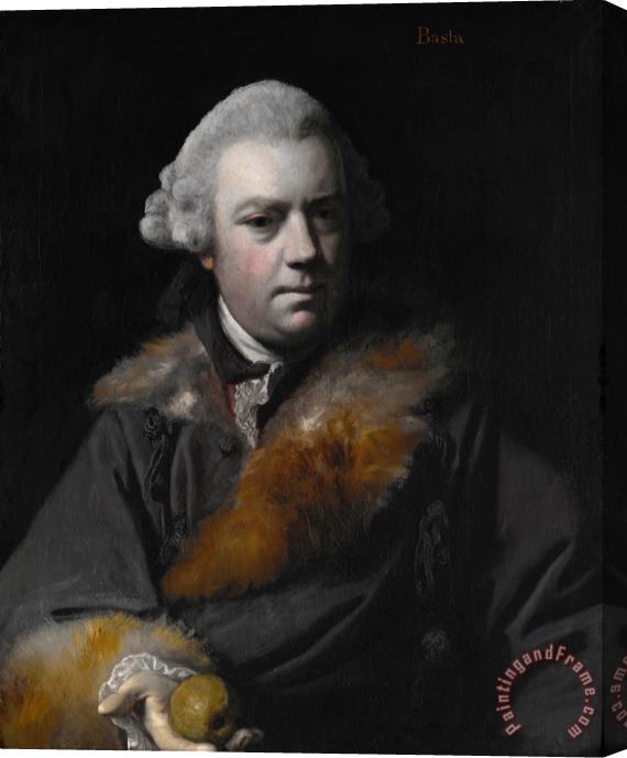 Sir Joshua Reynolds Portrait of Thomas Bowlby Stretched Canvas Painting / Canvas Art