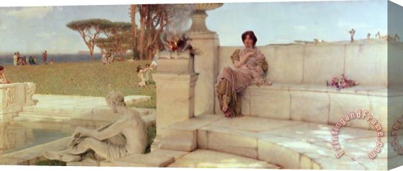 Sir Lawrence Alma-Tadema The Voice of Spring Stretched Canvas Print / Canvas Art