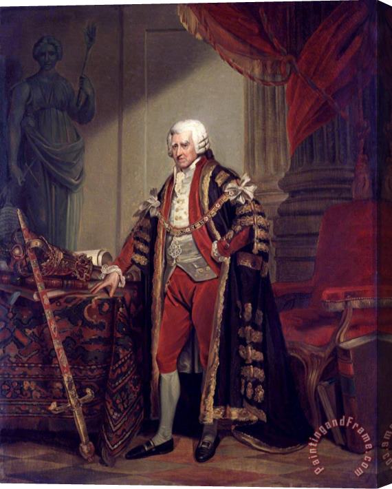 Sir William Beechey Portrait of John Boydell, 1801 Stretched Canvas Print / Canvas Art
