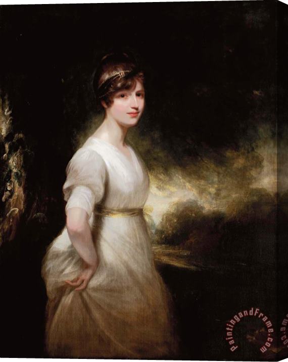 Sir William Beechey Portrait of The Hon. Elizabeth Charlotte Eden, Lady Godolphin Stretched Canvas Print / Canvas Art