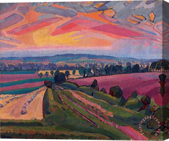 Spencer Frederick Gore The Icknield Way Stretched Canvas Painting / Canvas Art
