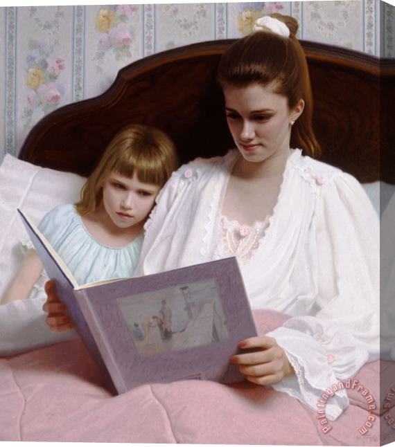 Stephen Gjertson Bedtime Story Stretched Canvas Print / Canvas Art