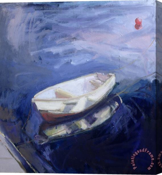 Sue Jamieson Boat And Buoy Stretched Canvas Painting / Canvas Art
