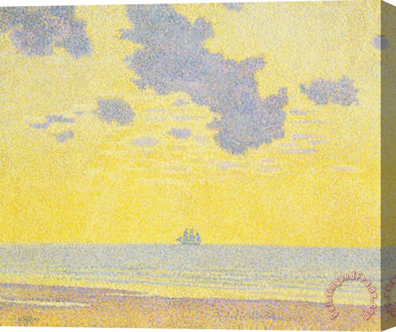 Theo van Rysselberghe Big Clouds Stretched Canvas Print / Canvas Art