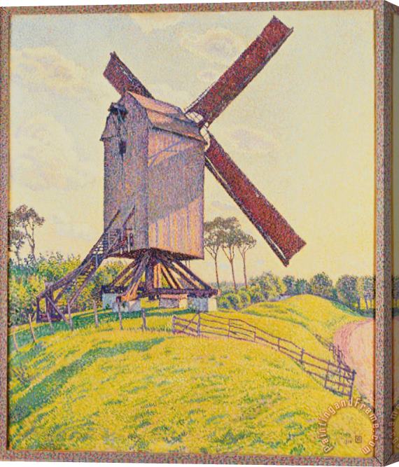 Theo van Rysselberghe Kalf Mill Stretched Canvas Painting / Canvas Art