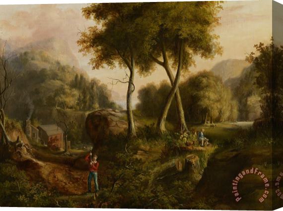 Thomas Cole Landscape Stretched Canvas Painting / Canvas Art