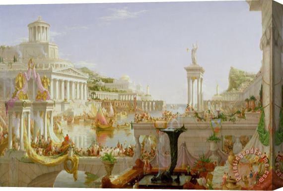 Thomas Cole The Course of Empire - The Consummation of the Empire Stretched Canvas Print / Canvas Art