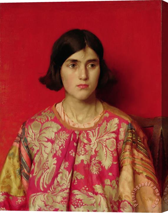 Thomas Cooper Gotch The Exile - Heavy is the Price I Paid for Love Stretched Canvas Painting / Canvas Art