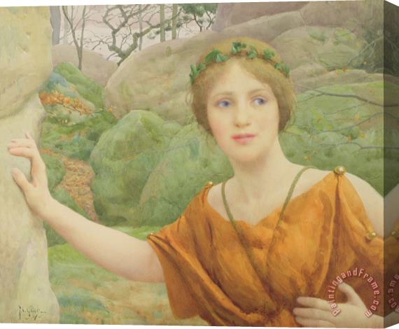 Thomas Cooper Gotch The Nymph Stretched Canvas Print / Canvas Art