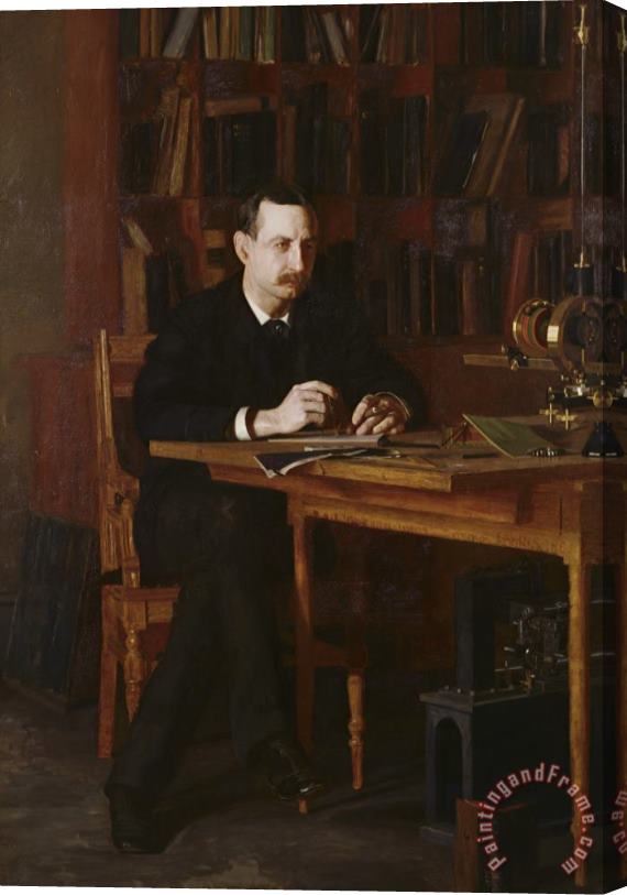 Thomas Eakins Portrait of William D. Marks Stretched Canvas Print / Canvas Art