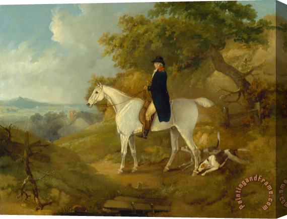 Thomas Hand George Morland on His Hunter Stretched Canvas Print / Canvas Art