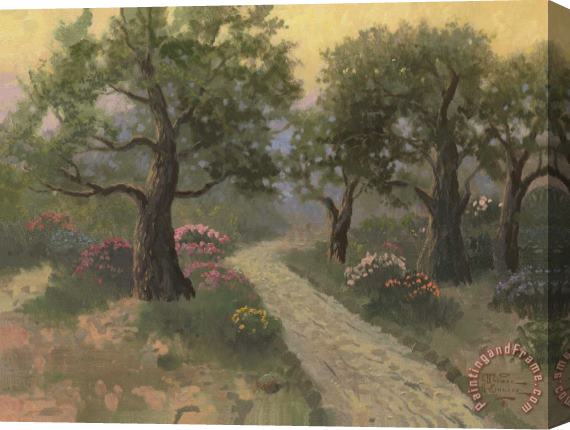 Thomas Kinkade Garden of Gethsemane Stretched Canvas Print / Canvas Art