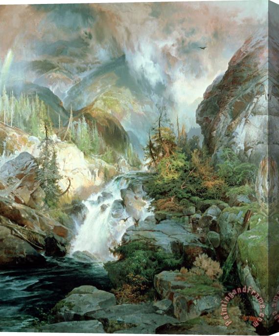 Thomas Moran Children of the Mountain Stretched Canvas Print / Canvas Art