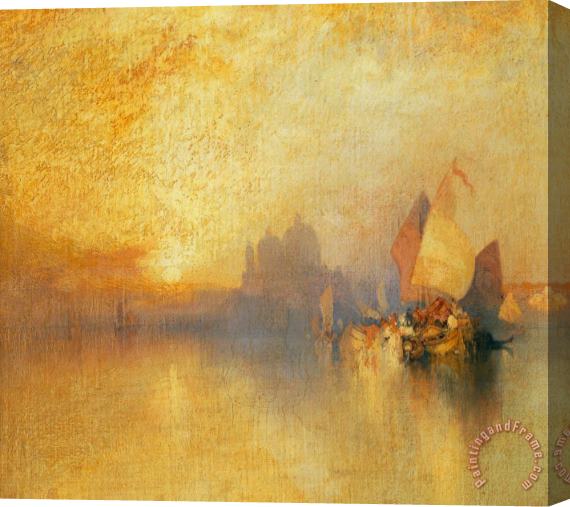 Thomas Moran Opalescent Venice Stretched Canvas Painting / Canvas Art
