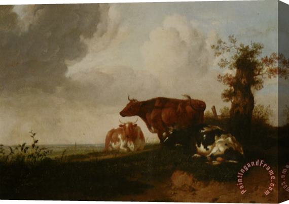 Thomas Sidney Cooper Cattle Resting Stretched Canvas Painting / Canvas Art
