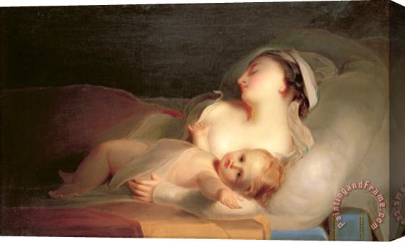 Thomas Sully Mother And Child Stretched Canvas Print / Canvas Art
