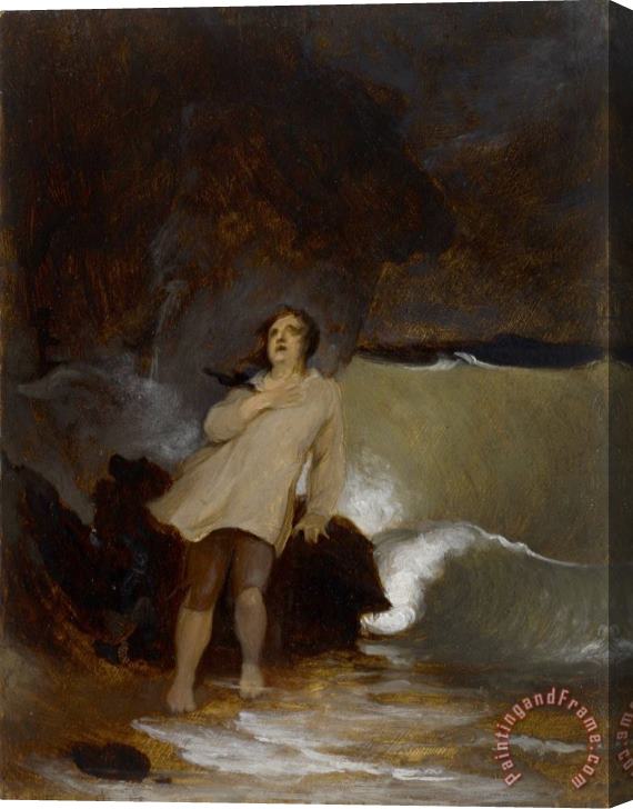 Thomas Sully The Shipwreck of Robinson Crusoe Stretched Canvas Painting / Canvas Art