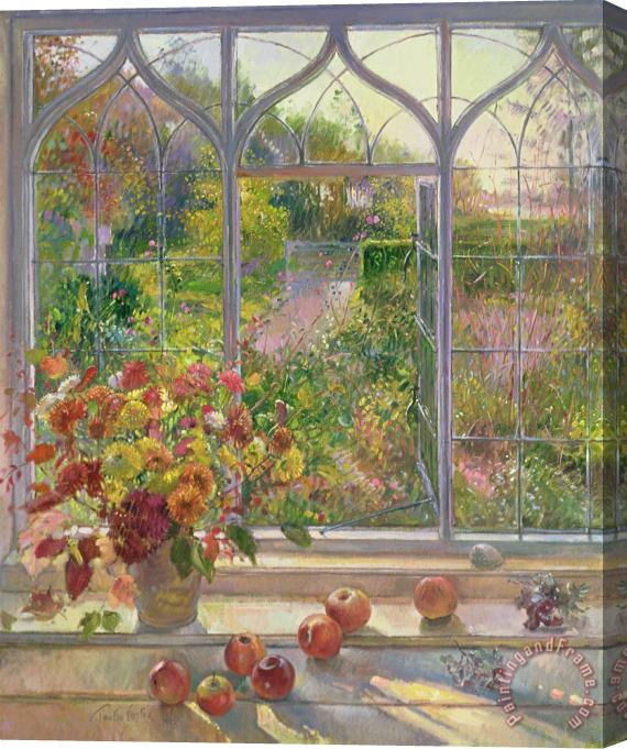 Timothy Easton Autumn Windows Stretched Canvas Print / Canvas Art
