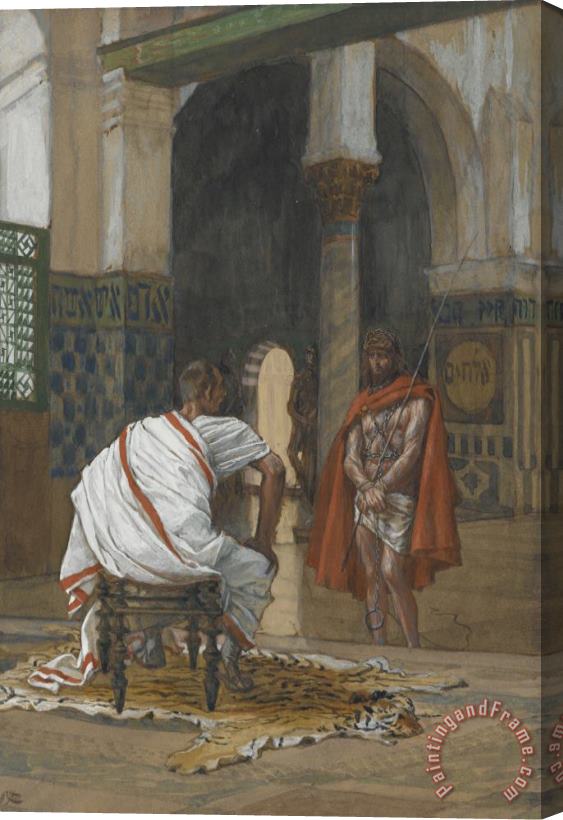 Tissot Jesus Before Pilate Stretched Canvas Print / Canvas Art