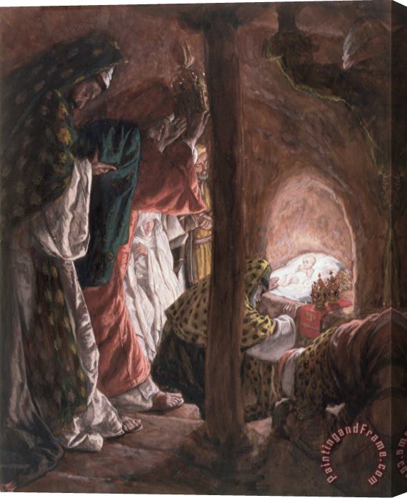 Tissot The Adoration of the Wise Men Stretched Canvas Painting / Canvas Art