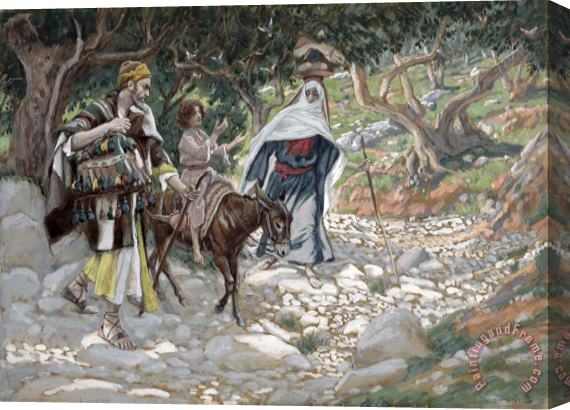 Tissot The Return from Egypt Stretched Canvas Painting / Canvas Art