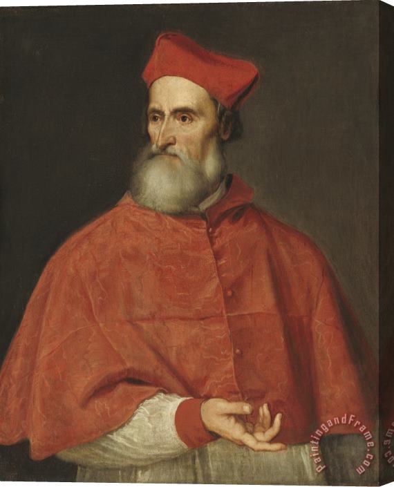 Titian Cardinal Pietro Bembo Stretched Canvas Print / Canvas Art