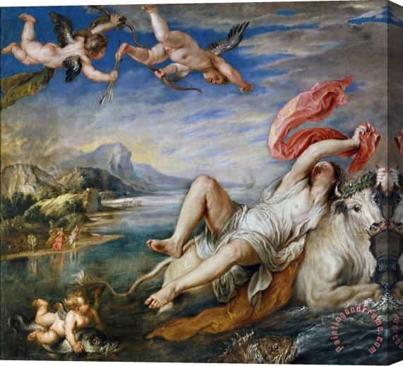 Titian Rape of Europa Stretched Canvas Painting / Canvas Art