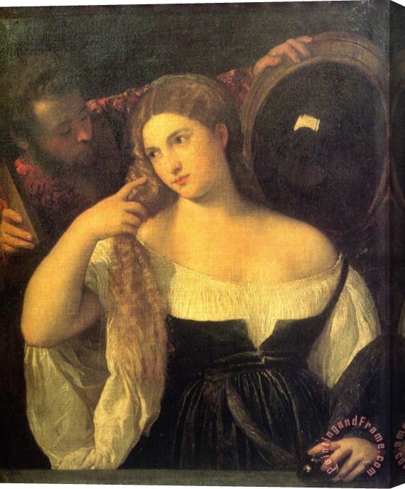 Titian Vanitas Stretched Canvas Print / Canvas Art