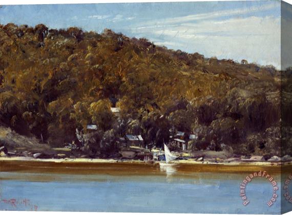 Tom Roberts The Camp, Sirius Cove Stretched Canvas Print / Canvas Art