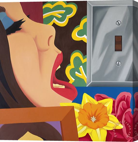Tom Wesselmann Bedroom Painting #37, 1977 Stretched Canvas Print / Canvas Art