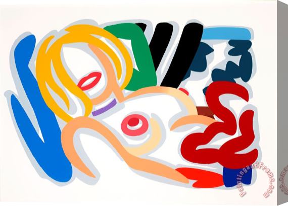 Tom Wesselmann Big Blonde with Choker, 1992 Stretched Canvas Print / Canvas Art
