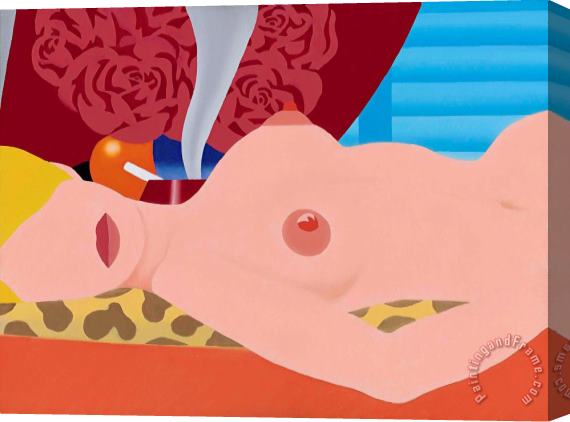 Tom Wesselmann Final Study for Sedfre Nude, 1969 Stretched Canvas Print / Canvas Art