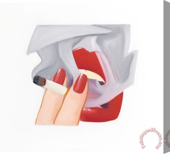 Tom Wesselmann Smoker Study ( for 3d Modell), 1998 1999 Stretched Canvas Print / Canvas Art