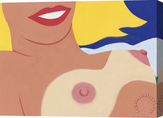 Tom Wesselmann Study for 18 Year Old on The Beach, 1983 Stretched Canvas Painting / Canvas Art