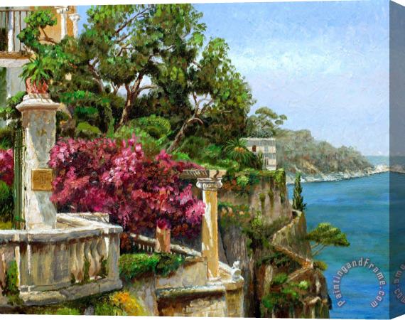 Trevor Neal Serene Sorrento Stretched Canvas Painting / Canvas Art