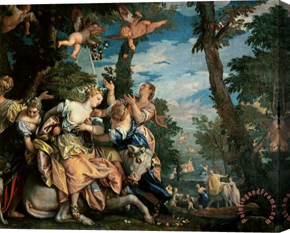 Veronese The Rape Of Europa Stretched Canvas Print / Canvas Art