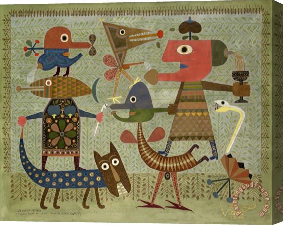 Victor Brauner Sevrage Du Moi, 1949 Stretched Canvas Painting / Canvas Art