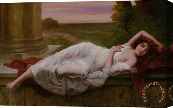 Vincent G. Stiepevich Reclining Beauty Stretched Canvas Painting / Canvas Art