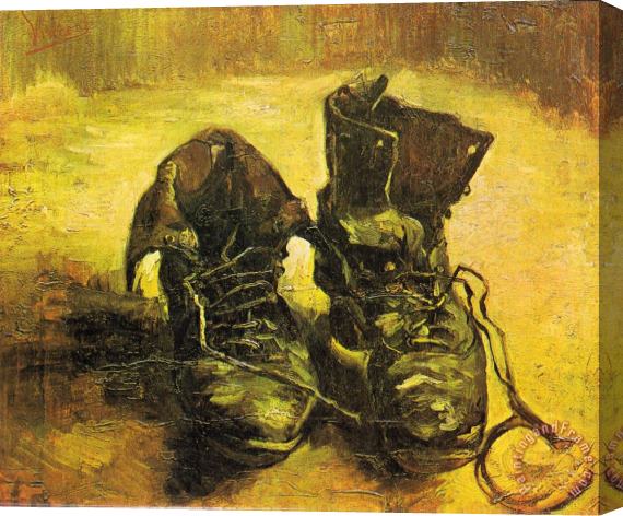 Vincent van Gogh A Pair of Shoes Stretched Canvas Print / Canvas Art