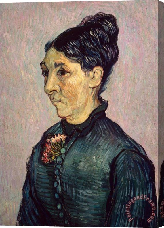 Vincent van Gogh Portrait Of Madame Jeanne Lafuye Trabuc Stretched Canvas Painting / Canvas Art