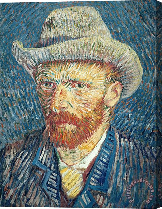 Vincent Van Gogh Self Portrait Stretched Canvas Print / Canvas Art