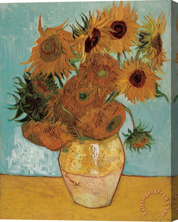 Vincent van Gogh Sunflowers Stretched Canvas Painting / Canvas Art