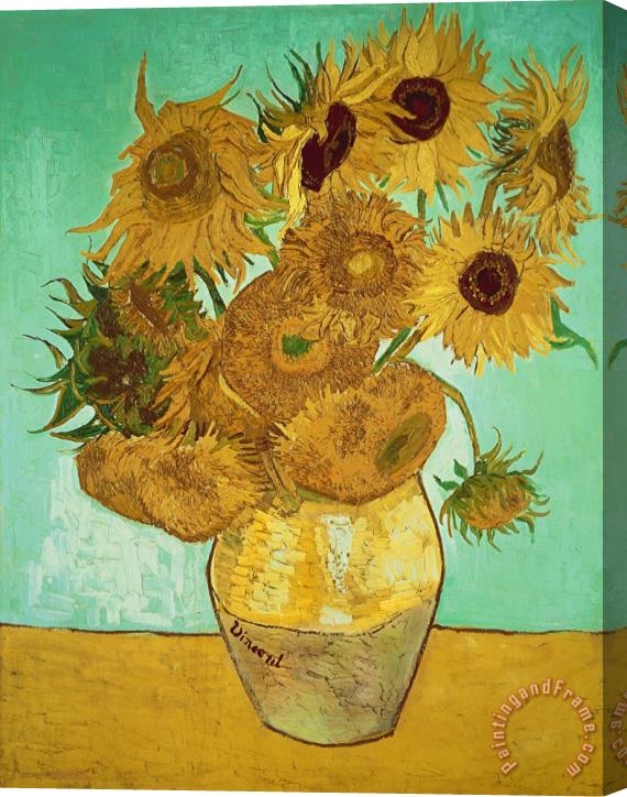 Vincent Van Gogh Sunflowers Stretched Canvas Painting / Canvas Art